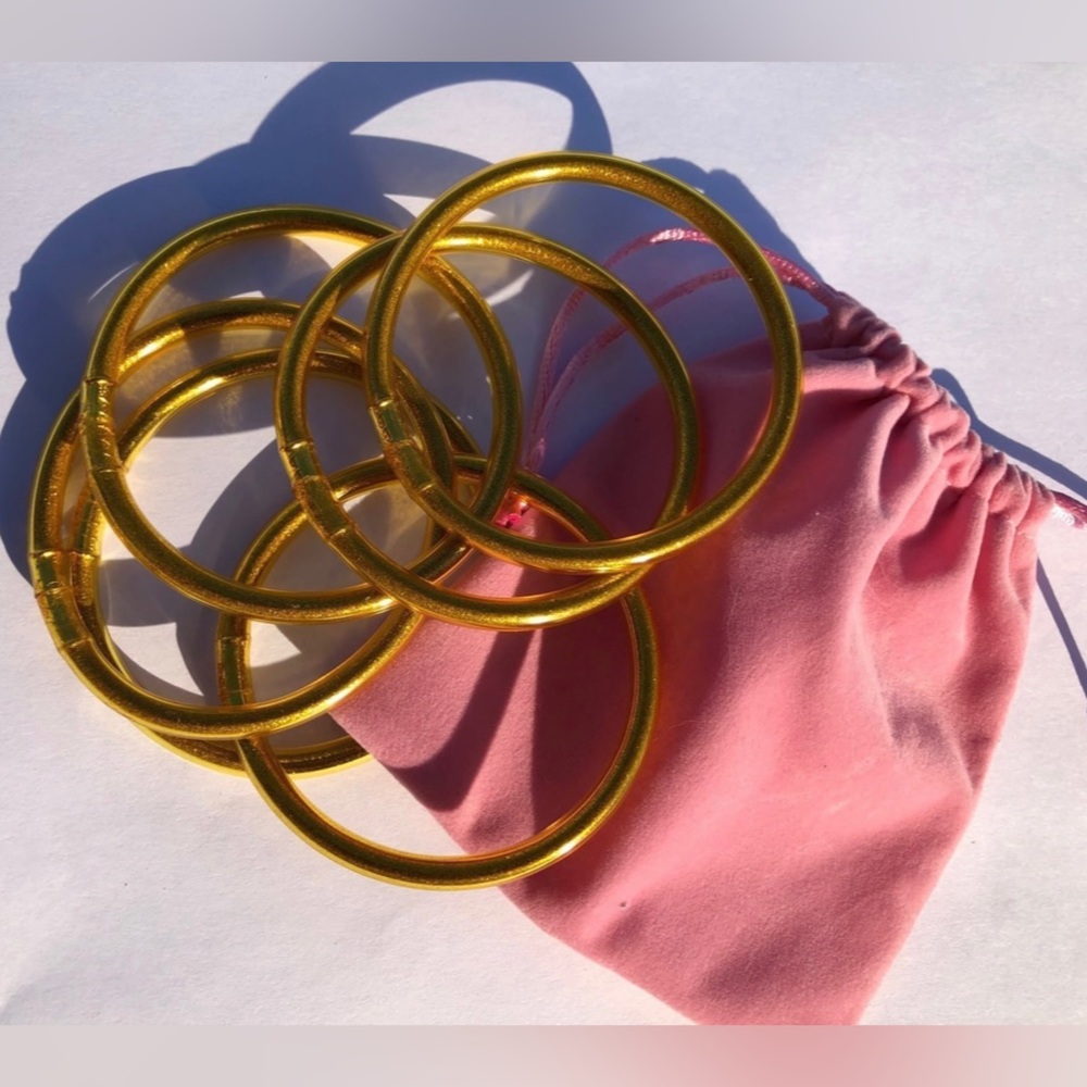 Gold Bangles - image 1